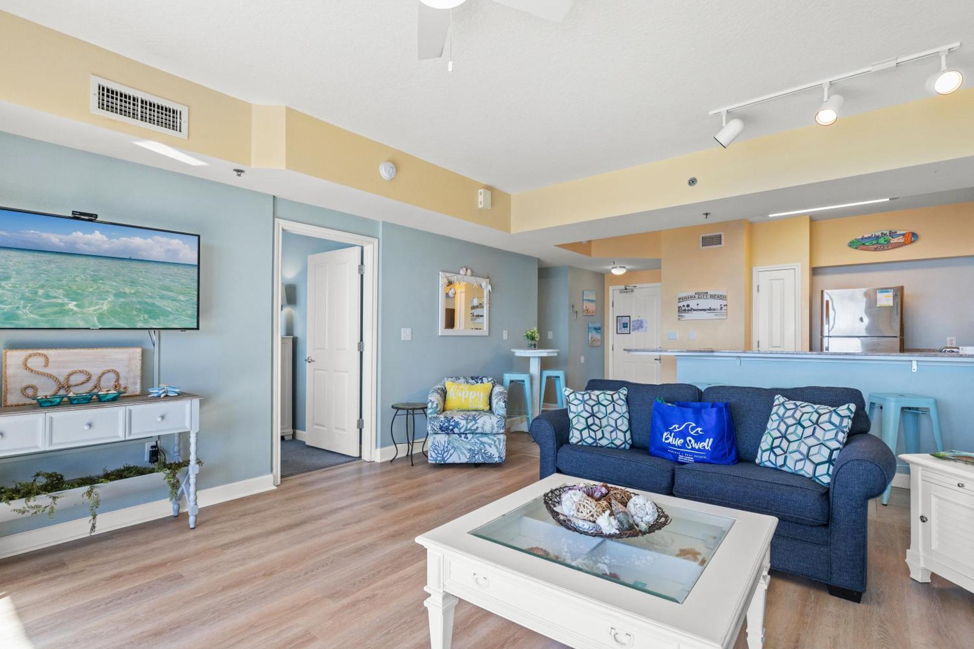 Penthouse With Beautiful Beach Views! 1 Bedroom, 2 Bathroom Penthouse! Panama City Beach Kültér fotó