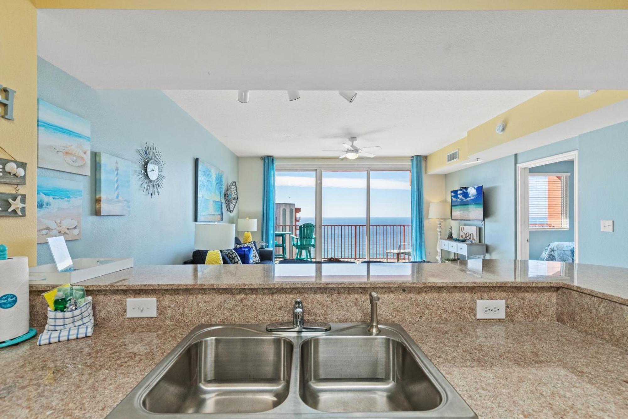 Penthouse With Beautiful Beach Views! 1 Bedroom, 2 Bathroom Penthouse! Panama City Beach Kültér fotó