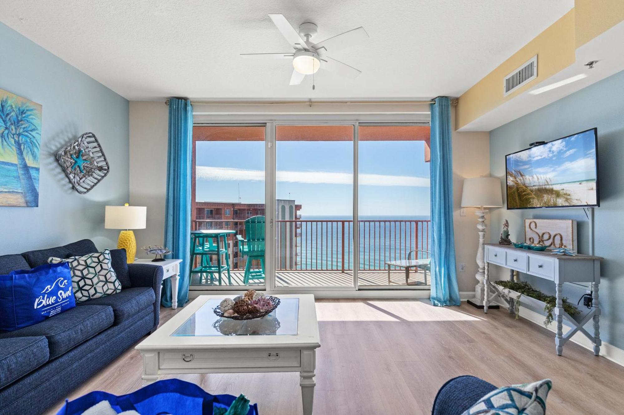 Penthouse With Beautiful Beach Views! 1 Bedroom, 2 Bathroom Penthouse! Panama City Beach Kültér fotó