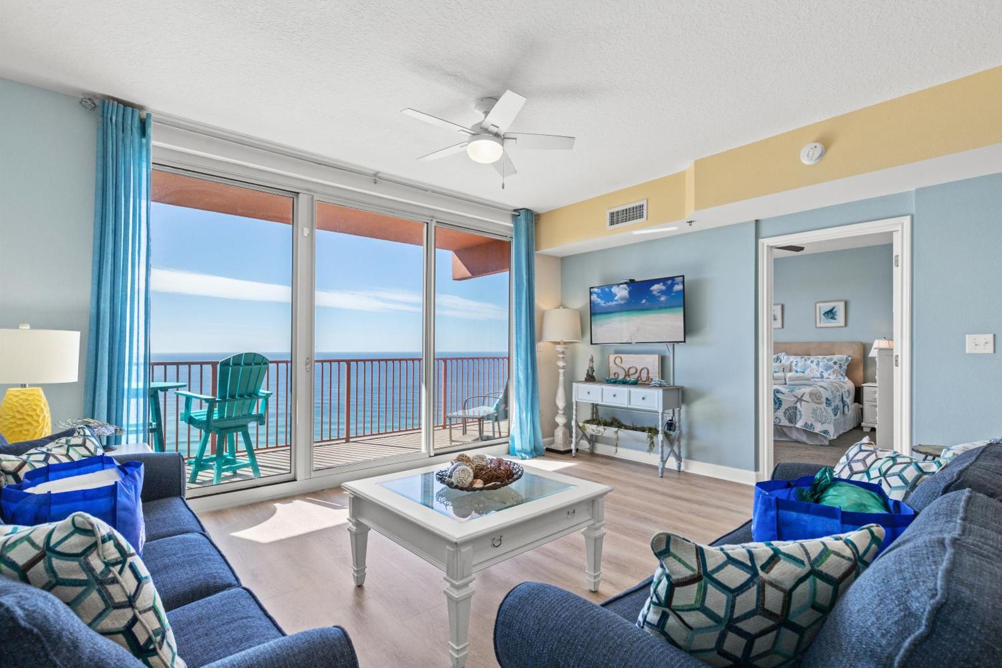 Penthouse With Beautiful Beach Views! 1 Bedroom, 2 Bathroom Penthouse! Panama City Beach Kültér fotó
