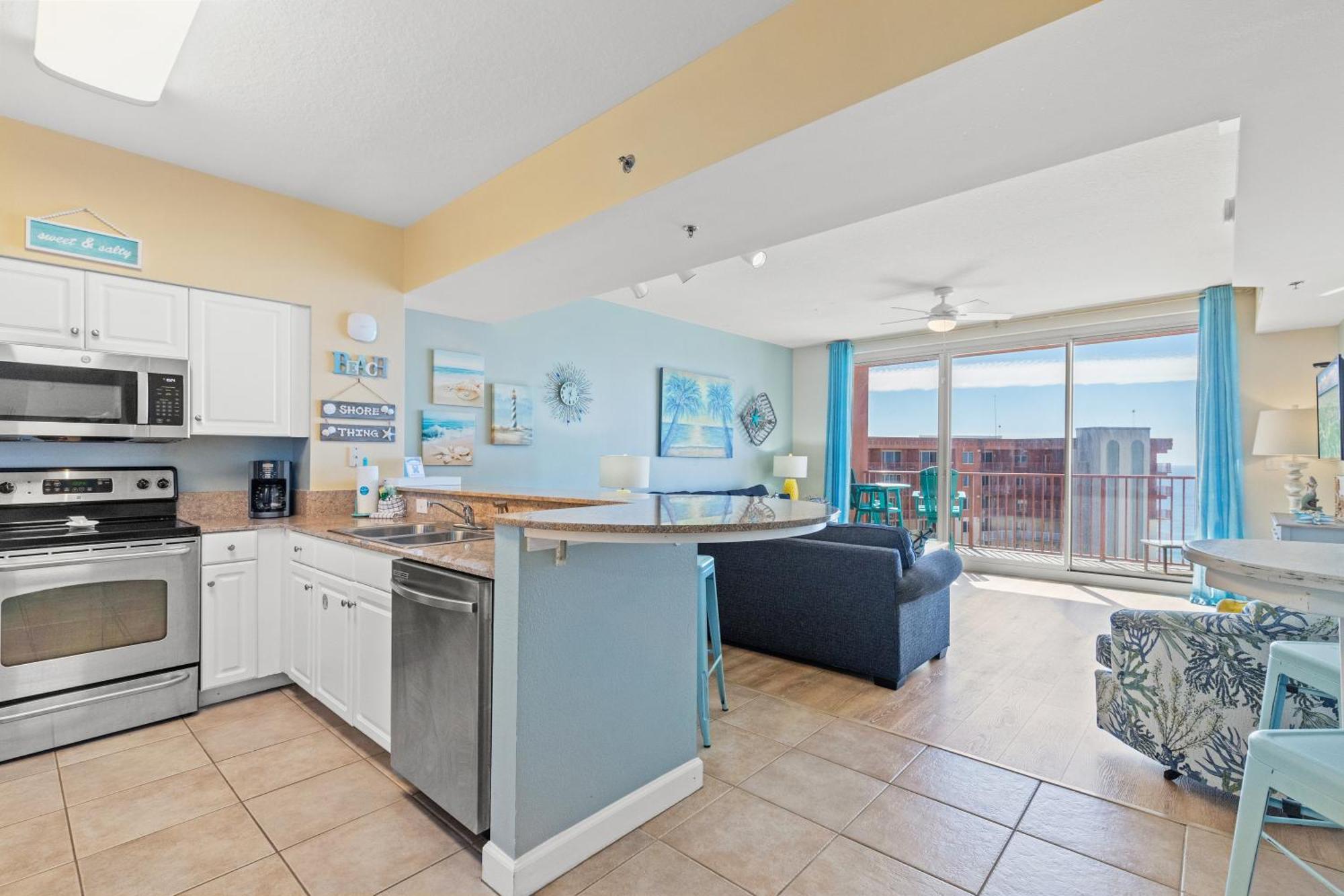 Penthouse With Beautiful Beach Views! 1 Bedroom, 2 Bathroom Penthouse! Panama City Beach Kültér fotó